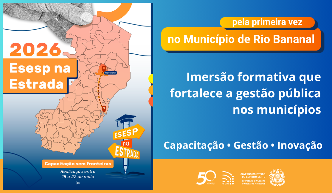 Banner esesp estrada rio bananal