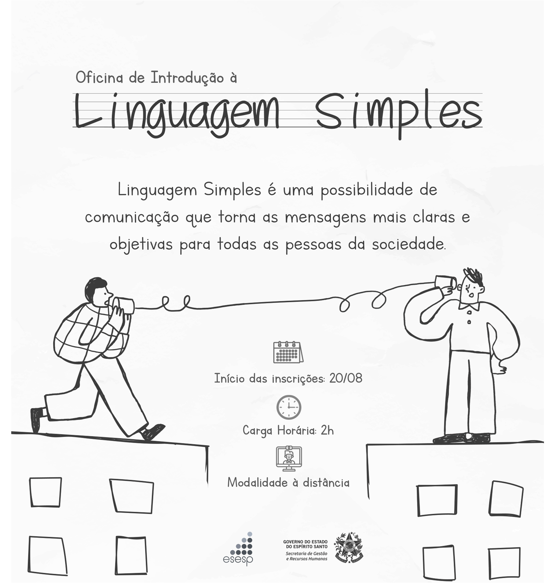 Divulgação Oficina de Introdução à Linguagem Simples